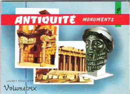 Volumetrix - Livret éducatif - 9 - Antiquité - Monuments  - 48 Illustrations - Geografía