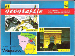 Volumetrix - Livret éducatif - 48 - Géographie - La Frances Dépatements 49 à 95 - 48 Illustrations - Geographie
