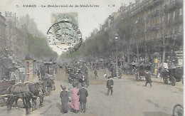 CPA Paris Le Boulevard De La Madeleine - District 08