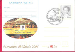 REPIQUAGE - ANNULLO SPECIALE "BRUNICO-BRUNECK (BZ)*9.12.2006*/MERCATINO DI NATALE-CHRISTKINDLMARKET" - Entero Postal