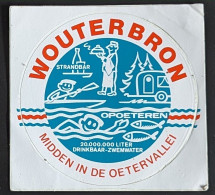 AUTOCOLLANT WOUTERBRON - OPOETEREN - PARC AQUATIQUE - BAR -  OETERVALLEI - VALLÉE DE L'OETER - BELGIQUE BELGIË BELGIUM - Stickers