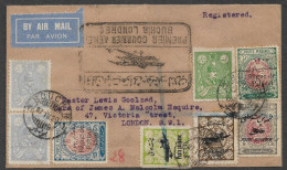 Iran 1929 Lettre, 1° Courrier Aérien Bouchir-Londres. - Irán