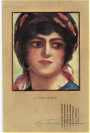 2545 - Italie - Illustrateur  :  L'ITALIENNE D' AOSTA -  Signée  Erni DUPUY -  LES FEMMES HEROIQUES  -  Circulée En 1915 - Aosta