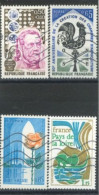FRANCE - 1973/75, DIFFERENT STAMPS SET OF 4, USED. - Gebraucht