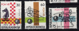 .. Indonesie 1973  Zonnebloem 744/46 Used - Indonesia