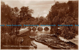 R097332 Trinity Bridge. Cambridge. Valentines. RP. 1937 - Mundo