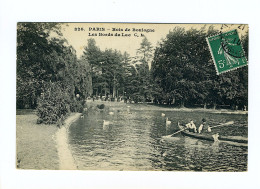 PARIS - Bois De Boulogne - Les Bords Du Lac - Parcs, Jardins