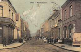 CPA (62) LENS   Rue Gambetta (defaut)edition Toilée - Lens