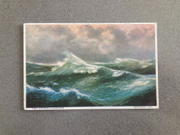 Rob Schmidt-Hamburg Schwere See Carte Postale Postcard - Paintings
