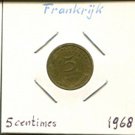 5 CENTIMES 1968 FRANCIA FRANCE Moneda #AM037.E.A - 5 Centimes
