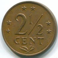 2 1/2 CENT 1971 ANTILLAS NEERLANDESAS Bronze Colonial Moneda #S10489.E.A - Netherlands Antilles