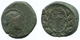 WREATH Antike Authentische Original GRIECHISCHE Münze 4.1g/16mm #NNN1422.9.D.A - Griegas