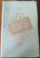 Livre Annuaire MONDAIN BOTTIN La Société Et Le HIGH LIFE 1923 ADRESSE A PARIS - Moda
