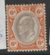 Transvaal  1902 SG  250  6d Mounted Mint - Transvaal (1870-1909)