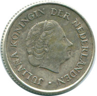 1/4 GULDEN 1967 NIEDERLÄNDISCHE ANTILLEN SILBER Koloniale Münze #NL11602.4.D.A - Niederländische Antillen