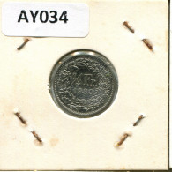 1/2 FRANC 1980 SWITZERLAND Coin #AY034.3.U.A - Otros & Sin Clasificación