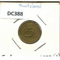 5 PFENNIG 1972 J WEST & UNIFIED GERMANY Coin #DC388.U.A - 5 Pfennig