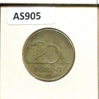 20 FORINT 1995 HUNGRÍA HUNGARY Moneda #AS905.E.A - Hungría