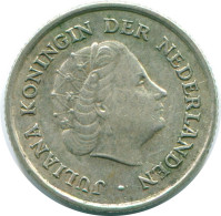 1/10 GULDEN 1960 NETHERLANDS ANTILLES SILVER Colonial Coin #NL12283.3.U.A - Antillas Neerlandesas