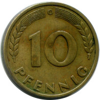 10 PFENNIG 1949 G BRD DEUTSCHLAND Münze GERMANY #AW976.D.A - 10 Pfennig