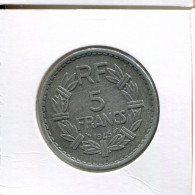 5 FRANCS 1945 FRANKREICH FRANCE Französisch Münze #AK776.D.A - 5 Francs