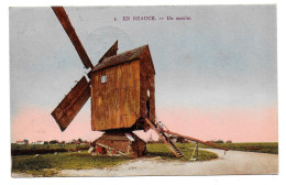 Thèmes. Moulins. France. Moulin à Vent. Beauce (1) 1950 - Windmills