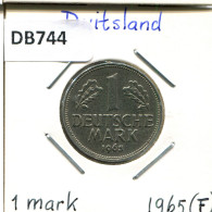 1 DM 1965 F BRD DEUTSCHLAND Münze GERMANY #DB744.D.A - 1 Marco