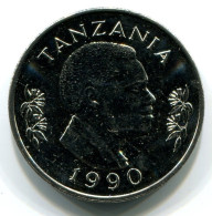 1 SHILLING 1990 TANZANIE TANZANIA UNC President Mwinyi Torch Pièce #W11264.F.A - Tanzanie