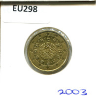 20 EURO CENTS 2003 PORTUGAL Münze #EU298.D.A - Portogallo