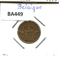 50 CENTIMES 1964 FRENCH Text BELGIQUE BELGIUM Pièce #BA449.F.A - 50 Centimes