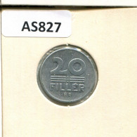 20 FILLER 1976 HUNGRÍA HUNGARY Moneda #AS827.E.A - Hongarije