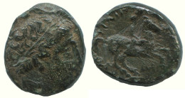MACEDONIAN KINGDOM PHILIP II 359-336 BC APOLLO HORSEMAN 5.2g/17mm GRIECHISCHE Münze #AA019.58.D.A - Griegas