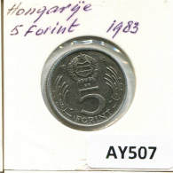 5 FORINT 1983 HONGRIE HUNGARY Pièce #AY507.F.A - Hungría