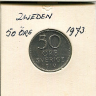50 ORE 1973 SUÈDE SWEDEN Pièce #AR513.F.A - Sweden