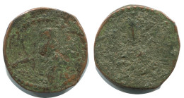 JESUS CHRIST ANONYMOUS FOLLIS Ancient BYZANTINE Coin 5.8g/28mm #AB293.9.U.A - Byzantinische Münzen