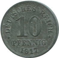 10 PFENNIG 1917 ALLEMAGNE Pièce GERMANY #DE10462.5.F.A - 10 Pfennig