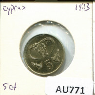 2 CENTS 1983 CYPRUS Coin #AU771.U.A - Cipro