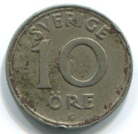10 ORE 1940 SUECIA SWEDEN PLATA Moneda #WW1089.E.A - Zweden
