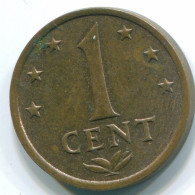 1 CENT 1970 NIEDERLÄNDISCHE ANTILLEN Bronze Koloniale Münze #S10600.D.A - Antille Olandesi