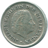 1/10 GULDEN 1966 ANTILLAS NEERLANDESAS PLATA Colonial Moneda #NL12781.3.E.A - Antille Olandesi