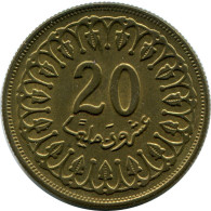 20 MILLIMES 1983 TUNISIA Islamic Coin #AP468.U.A - Tunisie