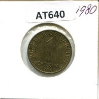 1 SCHILLING 1980 AUSTRIA Moneda #AT640.E.A - Oesterreich