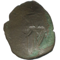 TRACHY BYZANTINISCHE Münze  EMPIRE Antike Authentisch Münze 0.8g/20mm #AG698.4.D.A - Bizantine