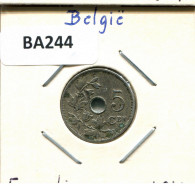 5 CENTIMES 1910 DUTCH Text BÉLGICA BELGIUM Moneda #BA244.E.A - 5 Cent