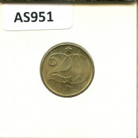 20 HALERU 1985 CHECOSLOVAQUIA CZECHOESLOVAQUIA SLOVAKIA Moneda #AS951.E.A - Checoslovaquia