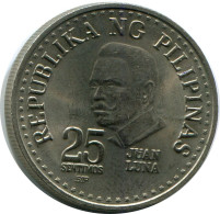 25 SENTIMOS 1982 FILIPINAS PHILIPPINES Moneda #AR886.E.A - Filipinas