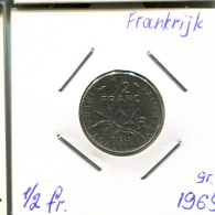 1/2 FRANC 1969 FRANCE Pièce Française #AM237.F.A - 1/2 Franc
