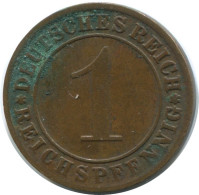 1 REICHSPFENNIG 1930 A GERMANY Coin #AD441.9.U.A - 1 Renten- & 1 Reichspfennig