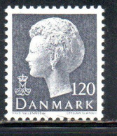 DANEMARK DANMARK DENMARK DANIMARCA 1974 1981 QUEEN MARGRETHE 120o MNH - Nuovi