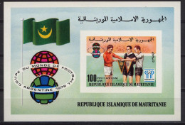 Football / Soccer / Fussball - WM 1978: Mauretanien  Bl **, Imperf. - 1978 – Argentine